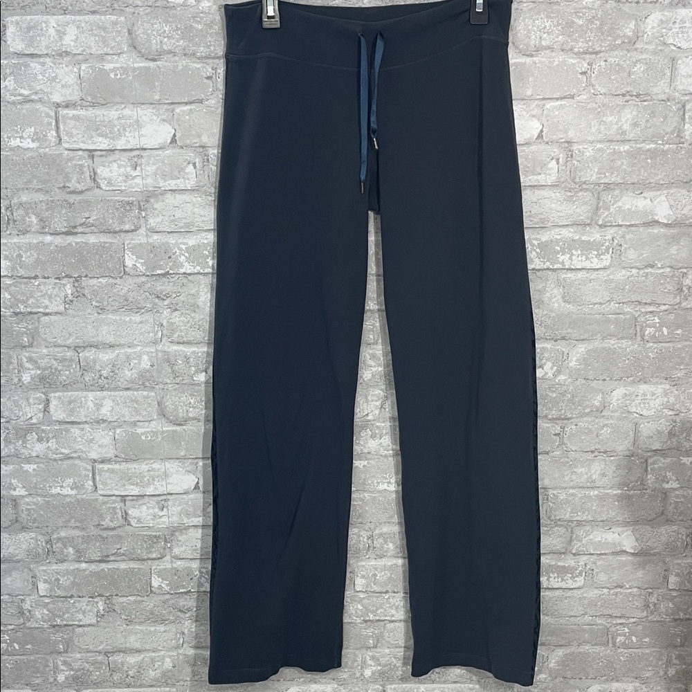 Lululemon athletica Grey Print Panel Boot Cut Yoga Pants